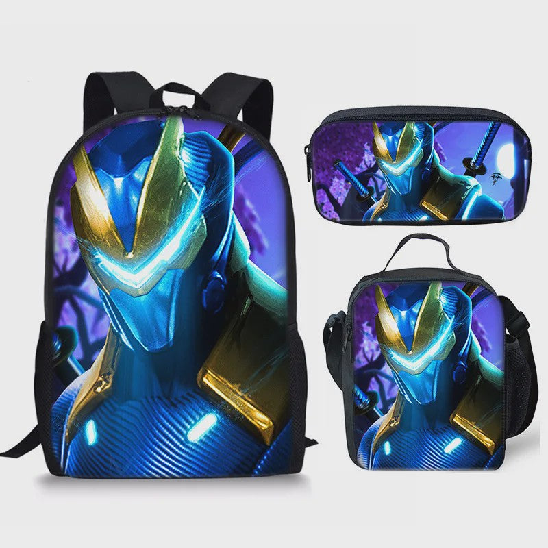 Fortnite Schooltas Set: Rugzak, Pennenhouder & Lunchtas voor Kinderen