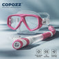 COPOZZ Professioneel Duikmasker & Snorkelset - Anti-condens, Gehard Glas