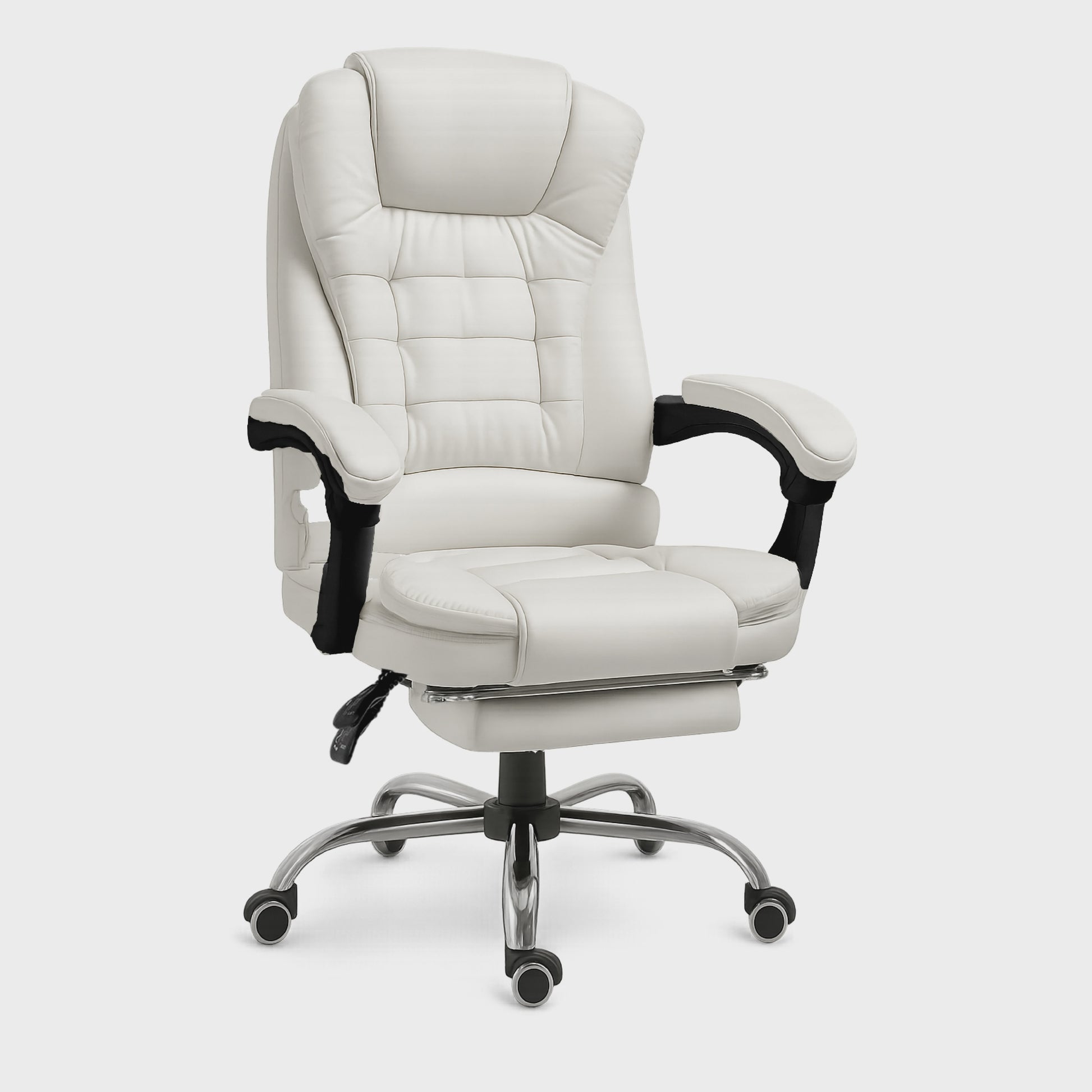 Ergonomische Bureaustoel met Voetensteun - Verstelbaar en Comfortabel