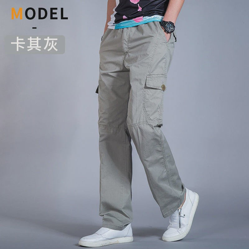 Herfst/Lente Heren Cargo Werkbroek Katoen - Casual Jogger & Klimbroek - Grote Maten tot 6XL