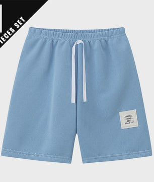 Comfortabele Kinder Shorts met Trekkoord en Elastische Taille - Jongens & Meisjes Casual Broekjes