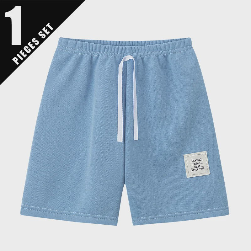 Comfortabele Kinder Shorts met Trekkoord en Elastische Taille - Jongens & Meisjes Casual Broekjes