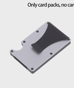 Minimalistische RFID Portemonnee met Geldclip - Slank & Krasbestendig Kaarthouder