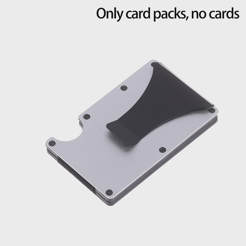 Minimalistische RFID Portemonnee met Geldclip - Slank & Krasbestendig Kaarthouder