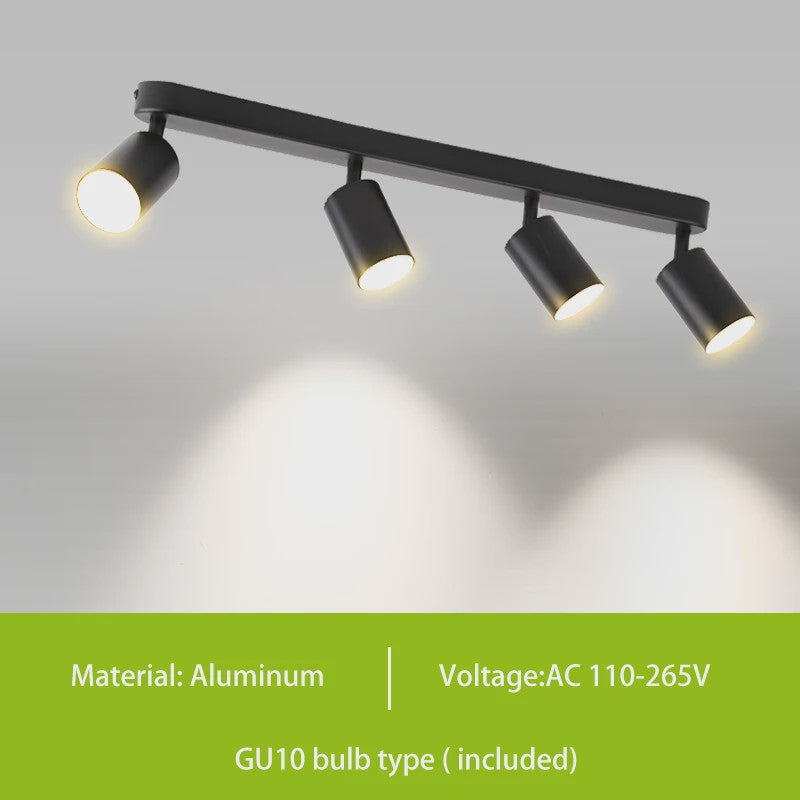 Verstelbare GU10 LED Spot Plafondlamp - Keuze uit 2, 3 of 4 Spots
