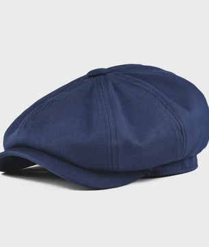 Retro Newsboy Cap Heren Dames - Stijlvolle Twill Katoen Baker Boy Pet