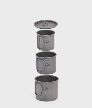 Widesea Titanium Camping Mok - Lichtgewicht & Duurzaam Outdoor Tafelgerei