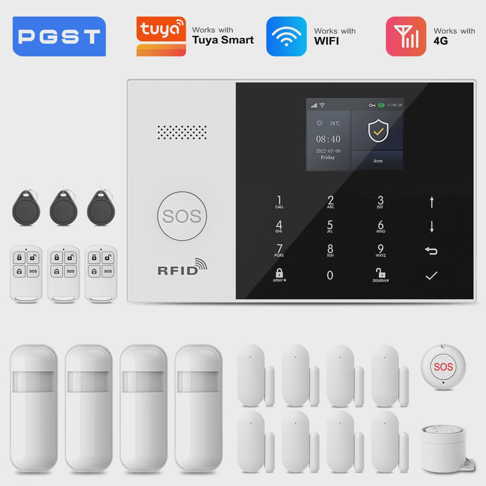 Slimme Alarmset met WiFi, GSM & Tuya Compatibiliteit - Inclusief Deursensor