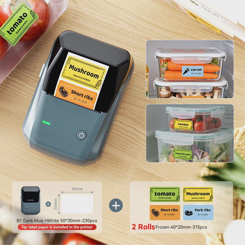 Niimbot B1 Draadloze Thermische Labelprinter - Ideaal voor Kleine Bedrijven, Huis & Cadeaus