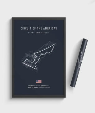 F1 Circuit Poster: Monaco Imola Track Art - Stijlvolle Motorsport Wall Art