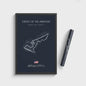 F1 Circuit Poster: Monaco Imola Track Art - Stijlvolle Motorsport Wall Art