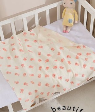 Zachte Muslin Swaddle Deken voor Baby's - Katoen, 80x80cm, met schattige prints