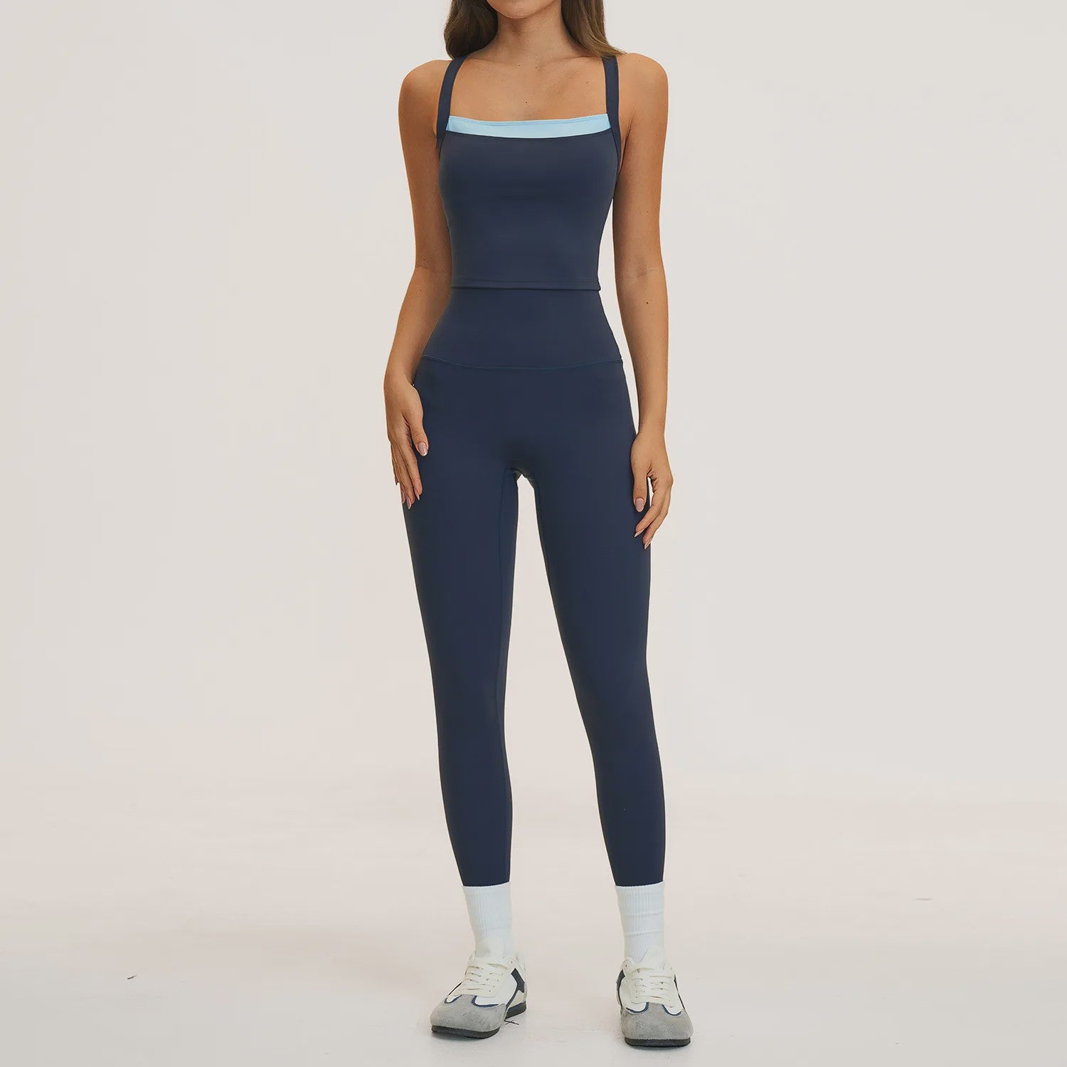 Dames Yogaset: Seamless Sport BH & Hoge Taille Legging
