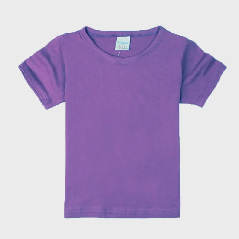 Zomer T-shirt Kinderen Katoen Korte Mouw - Jongens & Meisjes (2-16 Jaar)