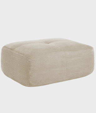 Moderne Corduroy Fauteuil Zonder Armleuningen met Kussen - SediaXL