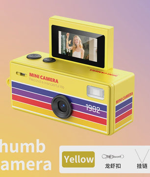 Retro Mini Digitale Camera met Sleutelhanger & Flip Screen - 720P Video Recorder