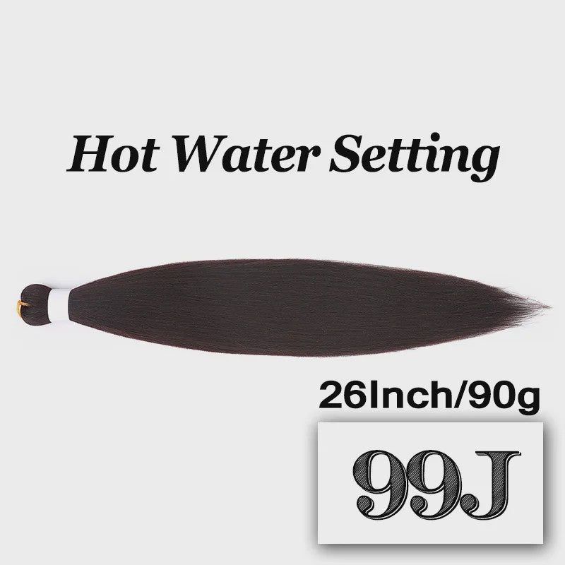 Pre-stretched Braiding Hair 26 Inch - Synthetische Haarverlengingen voor Crochet Braids in Kleuren