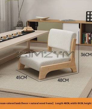 Moderne Houten Fauteuil met Ergonomische Rugleuning - Scandinavisch Design