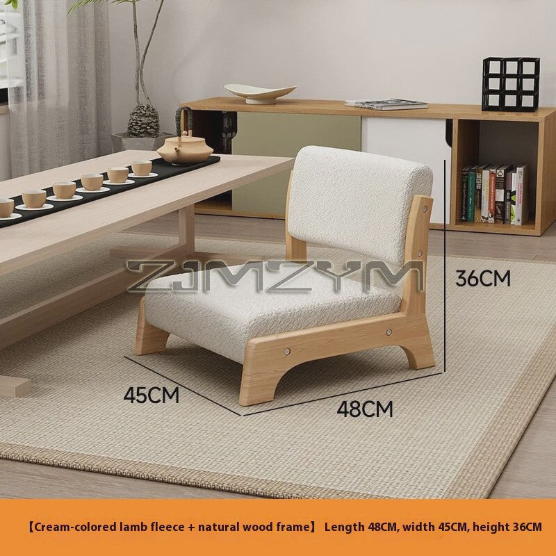 Moderne Houten Fauteuil met Ergonomische Rugleuning - Scandinavisch Design