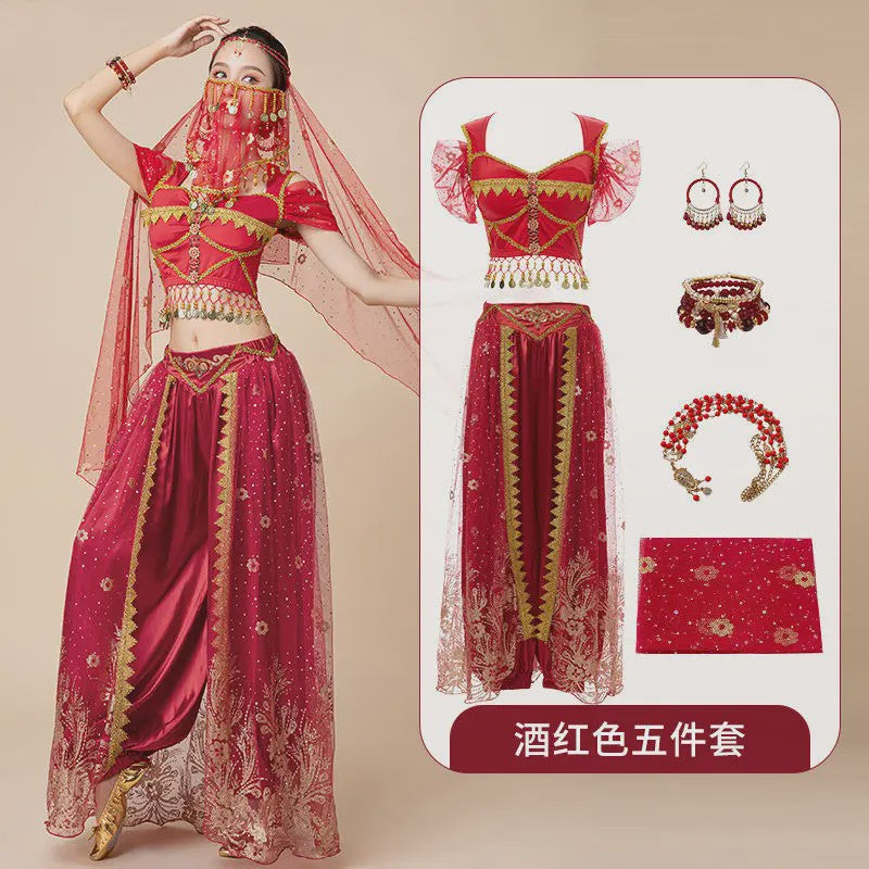 Prachtig Belly Dance Kostuum - Princess Stijl Outfit voor Dames | Dans, Feest & Halloween