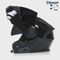 Modulaire Motorhelm Unisex met Dubbel Vizier & Bluetooth - DOT Gecertificeerd