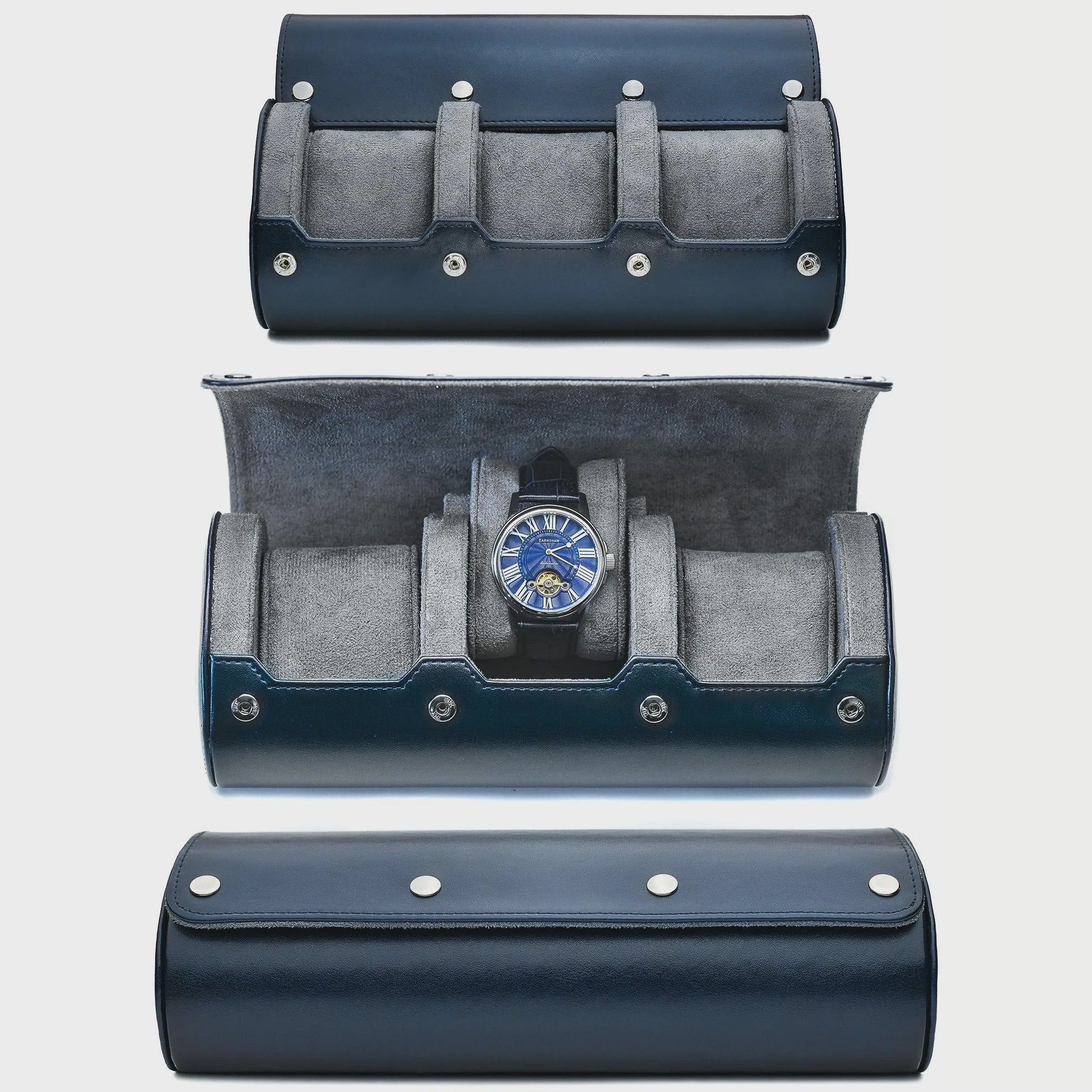Luxe PU Lederen Horloge Reiskoffer met 6 Vakken - Organiseer en Bescherm uw Horloges