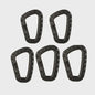 Tactische Karabijnhaak Clips D-Ring Gespen - Set van 1-10 Stuks voor Outdoor & Backpacking