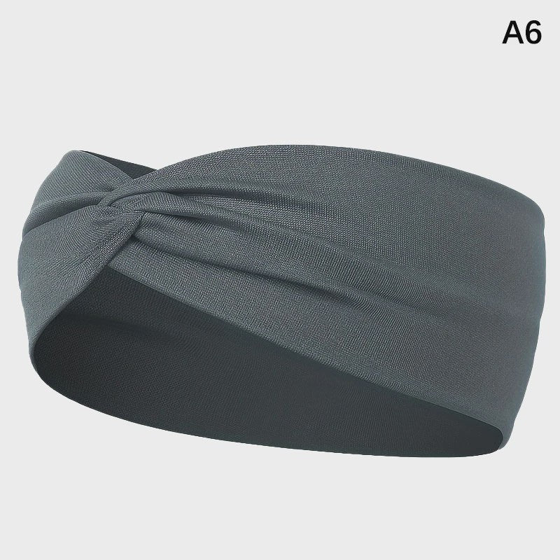 Brede Elastische Sport Hoofdband - Zweetabsorberend & Antislip voor Dames
