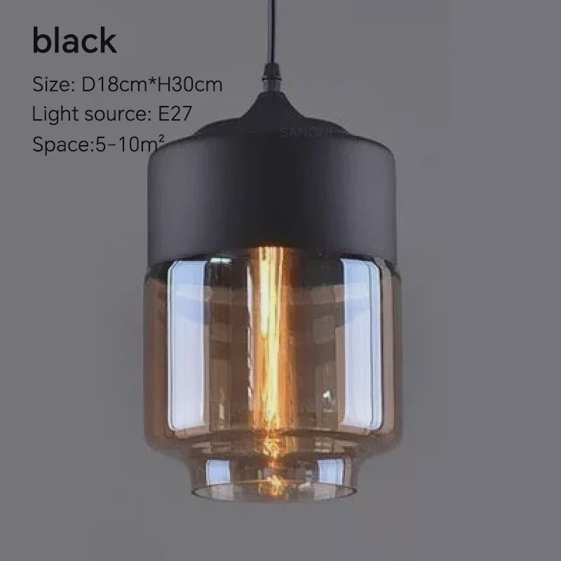 Scandinavische Houten LED Glas Hanglamp - Modern Design voor Woonkamer, Slaapkamer & Eetkamer