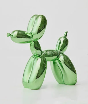 Glanzende Ballonhond Sculptuur - Stijlvolle Decoratie voor Huis & Kantoor