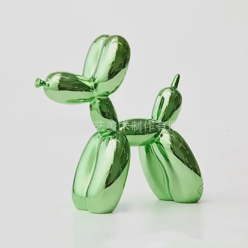 Glanzende Ballonhond Sculptuur - Stijlvolle Decoratie voor Huis & Kantoor