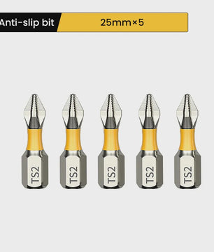 PH2 Magnetische Schroefbit Set - Anti-slip & Hoge Hardheid - Diverse Lengtes (25-150mm) - S2 Staal