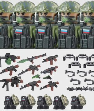 Bouwstenen Militaire Special Forces Commando Figuren met Wapens