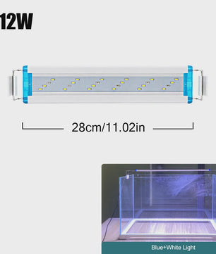 Super Bright LED Aquarium Lamp - Verstelbare Clip-on Verlichting voor Planten & Vissen (18-70cm)