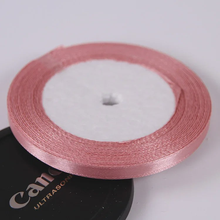 22 Meters/Roll 6mm Silk Satin Ribbons Christmas Halloween Birthday Party Gift Wrapping Ribbons DIY Handmade Crafts Material