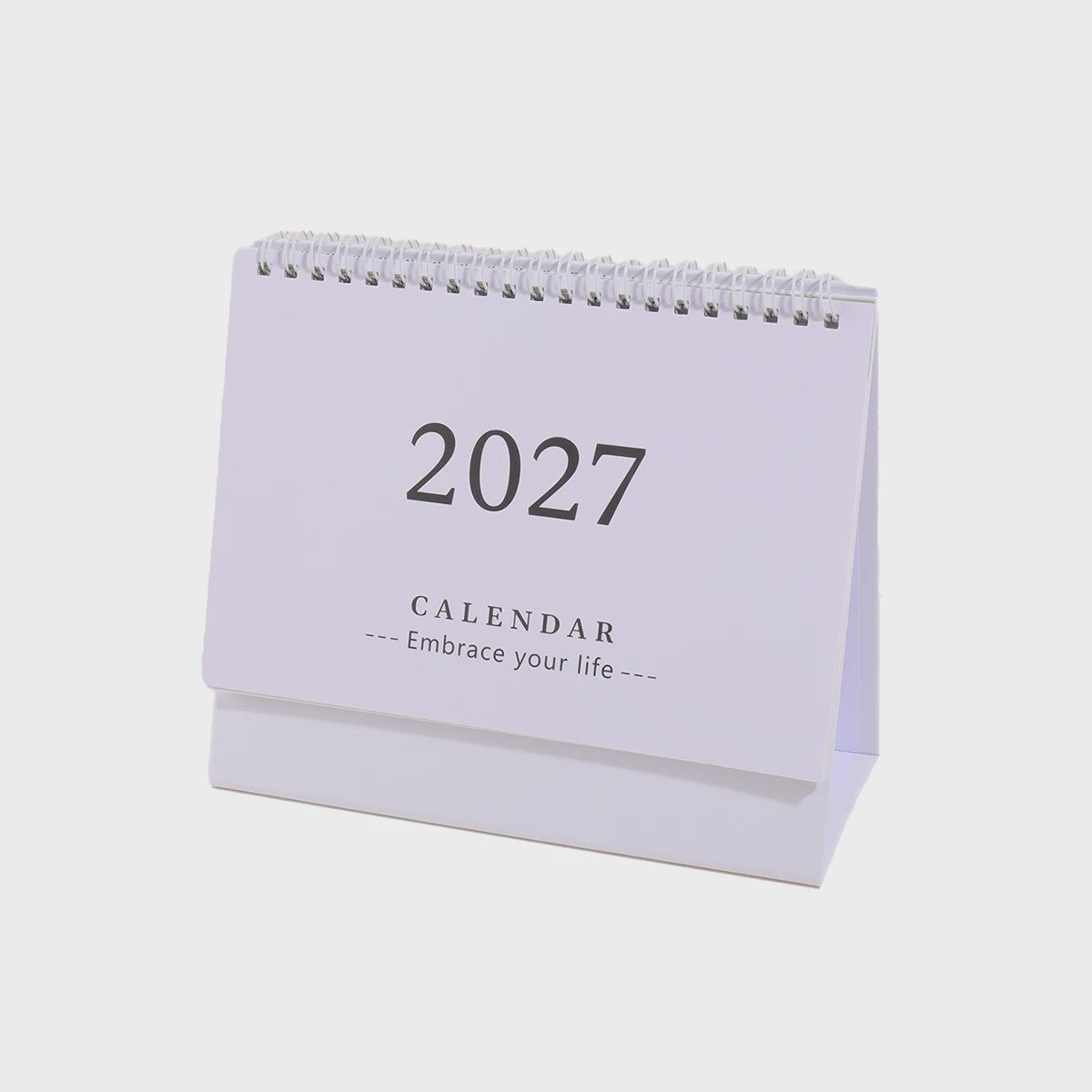 2027 Bureaukalender Maandkalender - Spiraalbinding, Opvouwbaar & Staand - Ideaal voor Planner, Kantoor & Thuis
