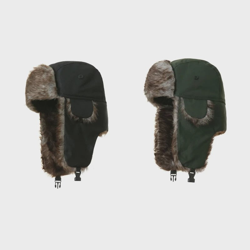 Warme Ushanka Wintermuts voor Heren met Oorflappen - Russische Trapper Stijl