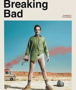 Breaking Bad Canvas Poster - Vintage Film Art Print voor Woonkamer Decoratie