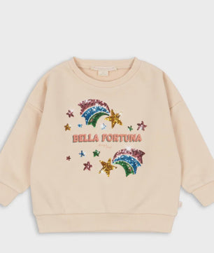 Kinderkleding Set Jongens & Meisjes: Sportieve Windbreaker Set met Sequin Sweater en Joggingbroek