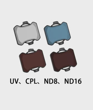 RCSTQ Filterset voor DJI Avata 2 Drone - ND8, ND16, ND32, ND64, UV & CPL Optisch Glas