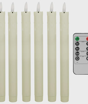 LED Flakkerende Taper Kaarsen 11 inch met Afstandsbediening - Sfeervol en Veilig