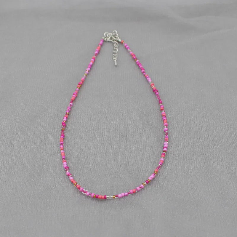 Kleurrijke Kralen Choker Ketting - Handgemaakt Bohemia Stijl