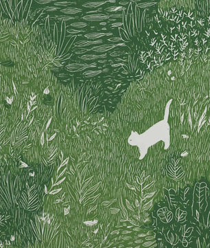 Japanse Canvas Poster: Zen Bos, Koi Vis & Kraanvogel - Sfeervolle Wanddecoratie