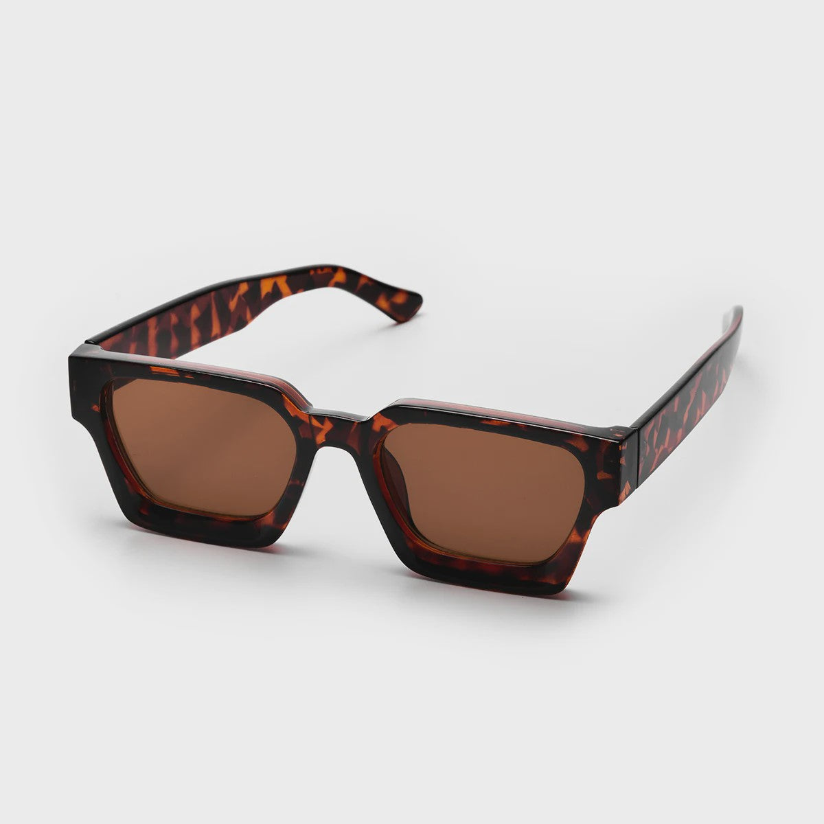 Luxe Designer Zonnebril Heren - Vierkant Model met UV400 Bescherming