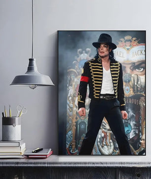 Iconische Michael Jackson Poster - Retro Muziek Kunst Decoratie