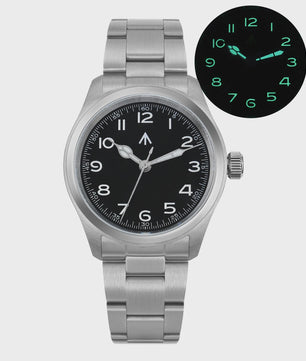 Militado ML08 Vintage Herenhorloge - Quartz VH31, Saffierglas, 10ATM Waterdicht