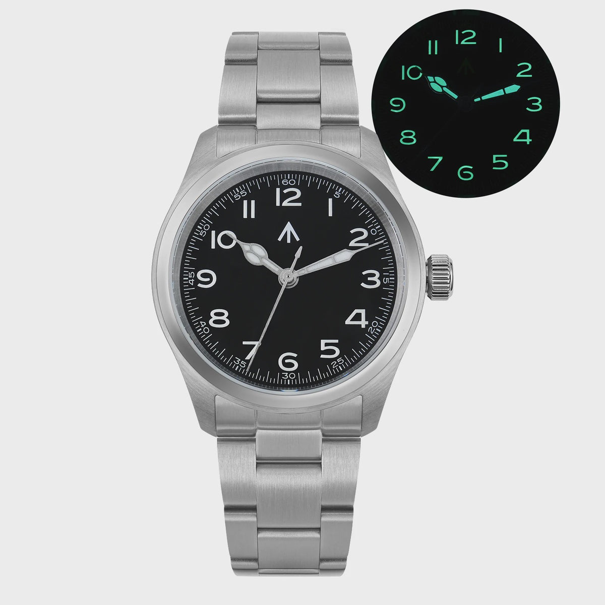 Militado ML08 Vintage Herenhorloge - Quartz VH31, Saffierglas, 10ATM Waterdicht