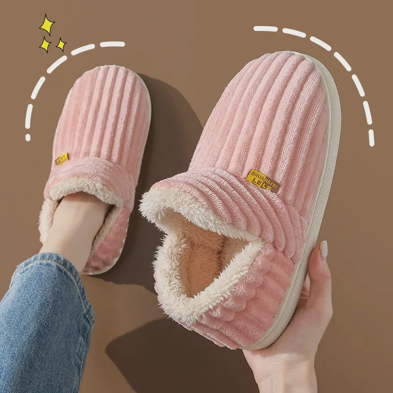 Herenslippers Winter Laarzen - Zachte Pluche & Katoen, Warm & Comfortabel voor Binnen