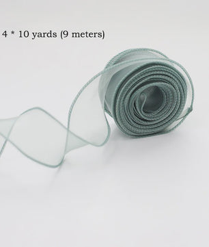 Luxe Chiffon & Organza Lint - Perfect voor Knutselen, Cadeauverpakking & Bruiloftsdecoratie
