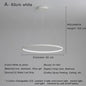 Moderne Minimalistische LED Ring Plafondlamp - Stijlvolle Hanglamp voor Woonkamer & Eetkamer